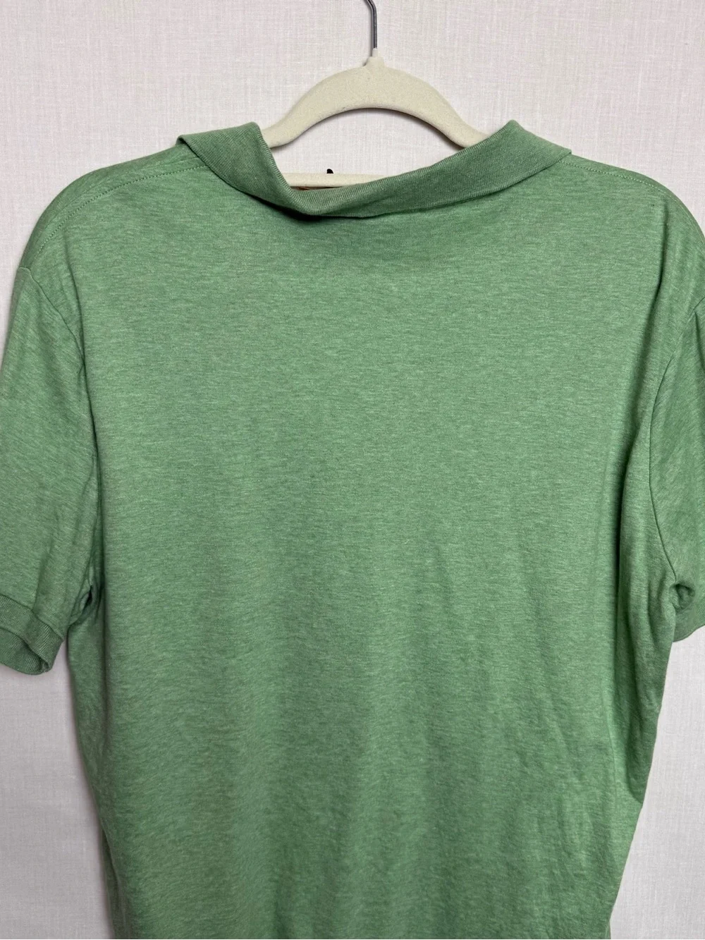 Polo Ralph Lauren Custom Slim Fit Polo Shirt Green Heather Men’s Size Large